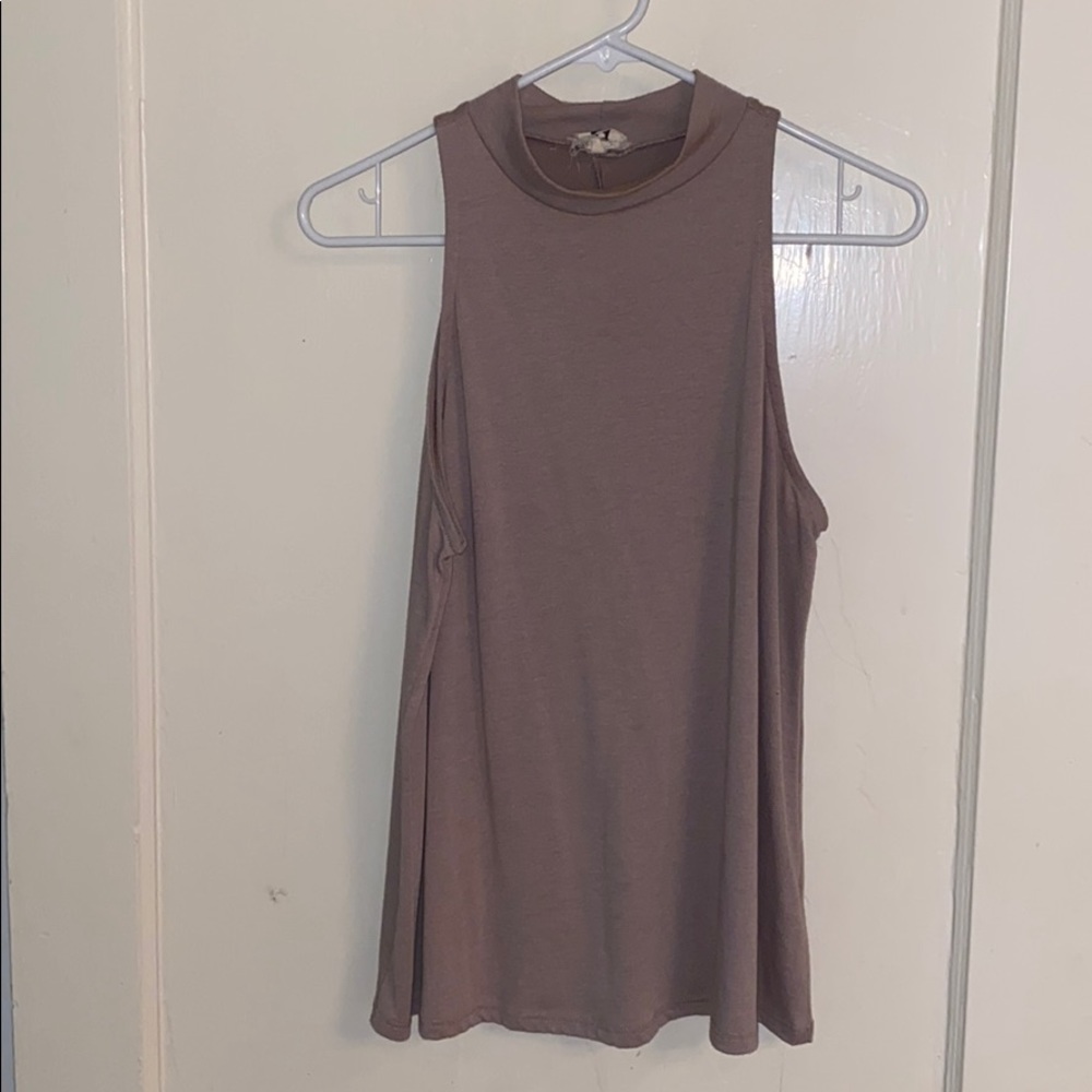 High Neck Sleeveless top